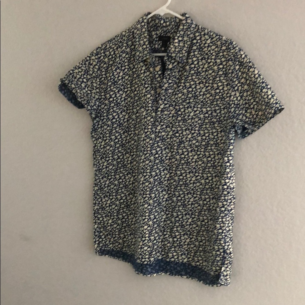 Jcrew 1/3 button up shirt